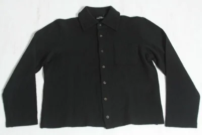 tricot COMME des GARCONS Long-sleeved wool shirt(K-3182)