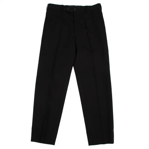 ヨウジヤマモト プールオムYohji Yamamoto POUR HOMME ウールギャバテーパードパンツ