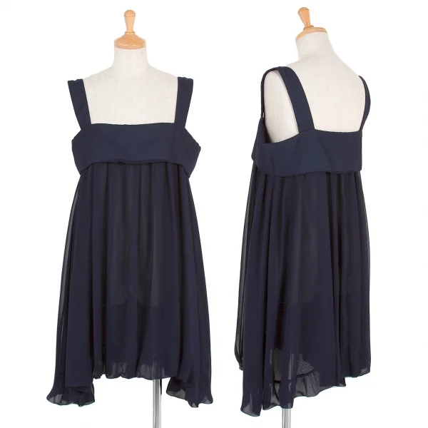 (SALE) LIMI feu Sleeveless Navy S K-43902_001