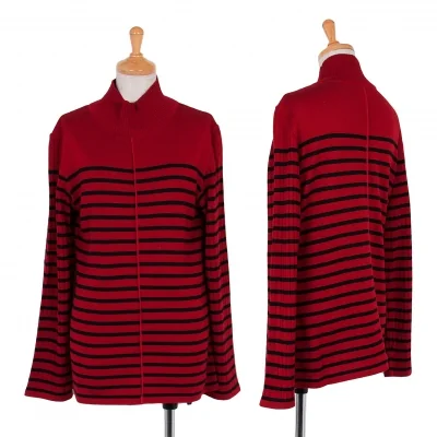 ジュニアゴルチエJUNIOR GAULTIER ハイネックボーダーニットセーター