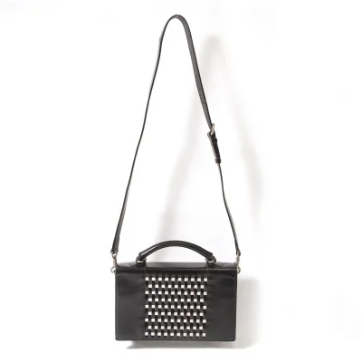 【最終値下げ】ジャンポールゴルチエJean Paul GAULTIER メタル編みレザーショルダーバッグ