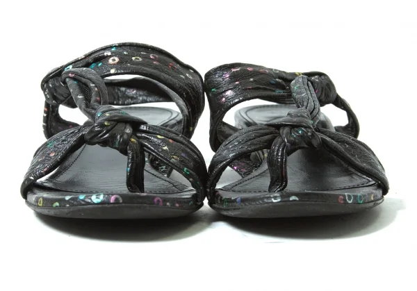 TSUMORI CHISATO Dot print leather sandals K-44239_003