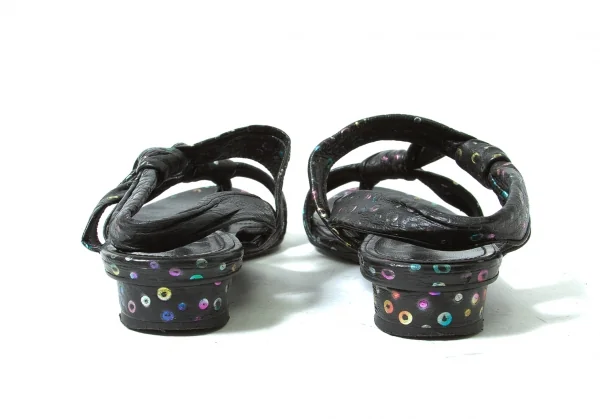 TSUMORI CHISATO Dot print leather sandals K-44239_004