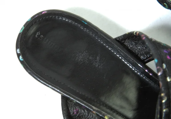 TSUMORI CHISATO Dot print leather sandals K-44239_007