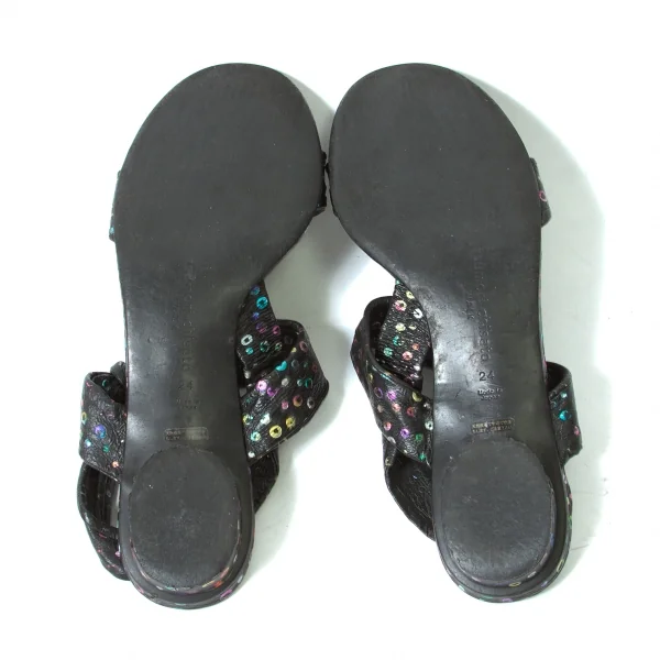 TSUMORI CHISATO Dot print leather sandals K-44239_008