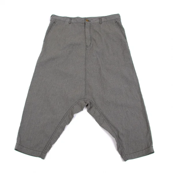 コムデギャルソン オムプリュスCOMME des GARCONS HOMME PLUS ポリコットン製品染めサルエルパンツ
