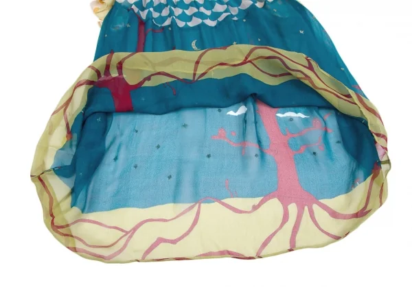 最終値下げ】ツモリチサトTSUMORI CHISATO 風景プリントシルク