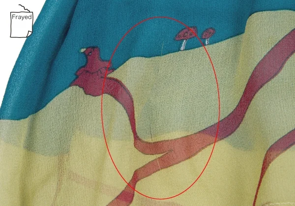 最終値下げ】ツモリチサトTSUMORI CHISATO 風景プリントシルク