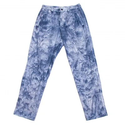 イッセイミヤケISSEY MIYAKEコットンムラデザインパンツ