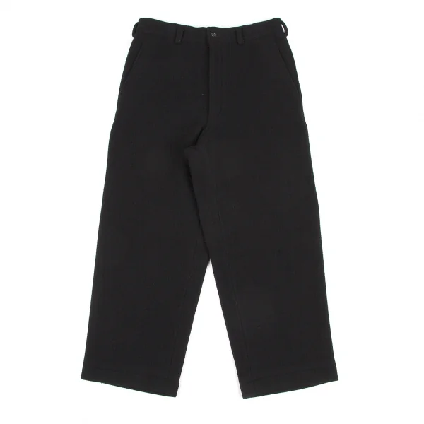 コムデギャルソン オムCOMME des GARCONS HOMME バックジップポケット厚手ウールパンツ