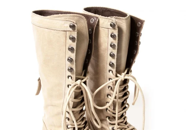 (SALE) Y's Leather Long Boots K-44759_010