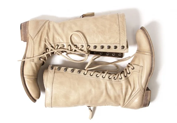 (SALE) Y's Leather Long Boots K-44759_006