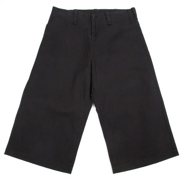 (SALE) Y's Cotton Wide Pants Black 2 K-44905_001