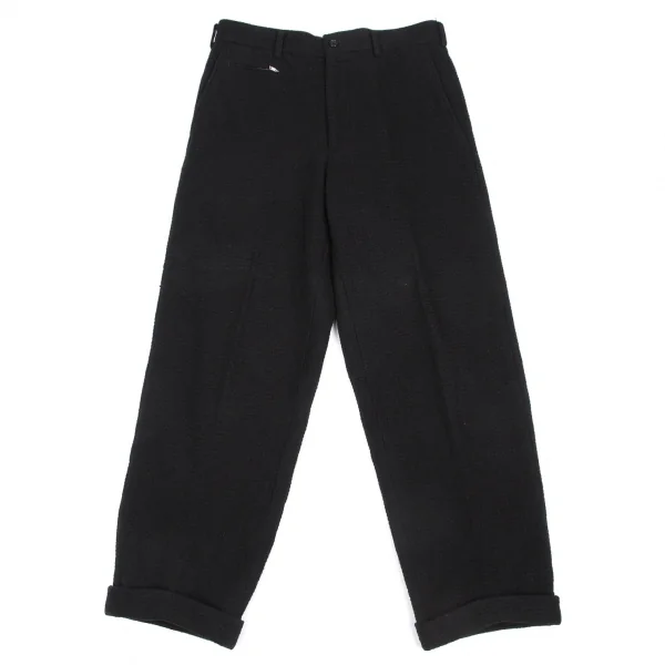 【SALE】コムデギャルソン オムプリュスCOMME des GARCONS HOMME PLUS ウールコットンワッフルトラウザーパンツ