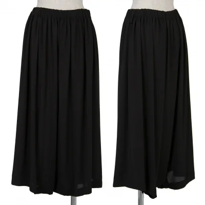 【SALE】トリコ コムデギャルソンtricot COMME des GARCONS ポリシースルーギャザーペンギンパンツ 黒
