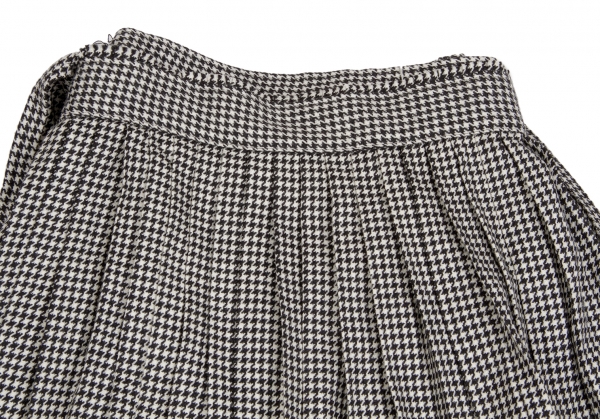 最低価格の SALE】ヨウジヤマモト ファムYohji Yamamoto FEMME ウール千鳥格 スカート