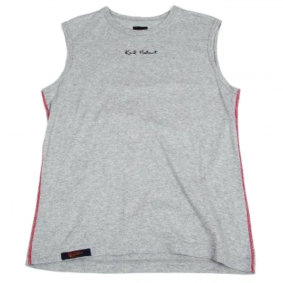 【最終値下げ】カールヘルムKarl Helmut 前後ロゴ刺繍タンクトップ