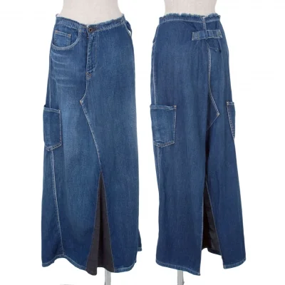 ワイズY's 切替デザインデニムスカート