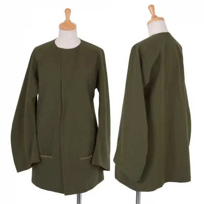 【SALE】ワイズY's 変形袖コットンジャケット カーキ