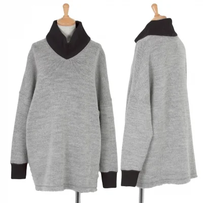 【SALE】ジュンヤワタナベ コムデギャルソンJUNYA WATANABE COMME des GARCONS ハイネックリブ切替ニット