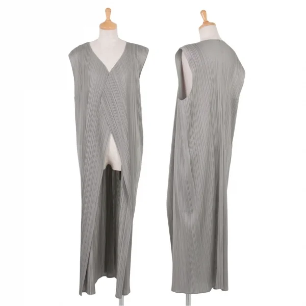 プリーツプリーズPLEATS PLEASE ロングジレ