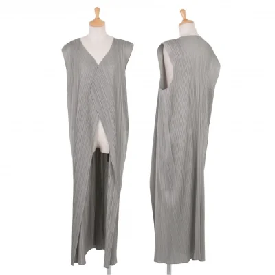 プリーツプリーズPLEATS PLEASE ロングジレ