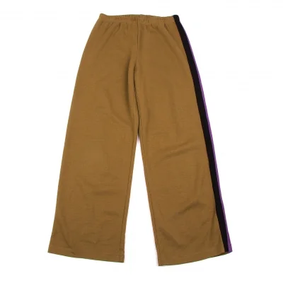 【SALE】コムデギャルソン×ペギーモフィットCOMME des GARCONS×Peggy offitt サイドライン縮絨イージーパンツ モカ黒紫