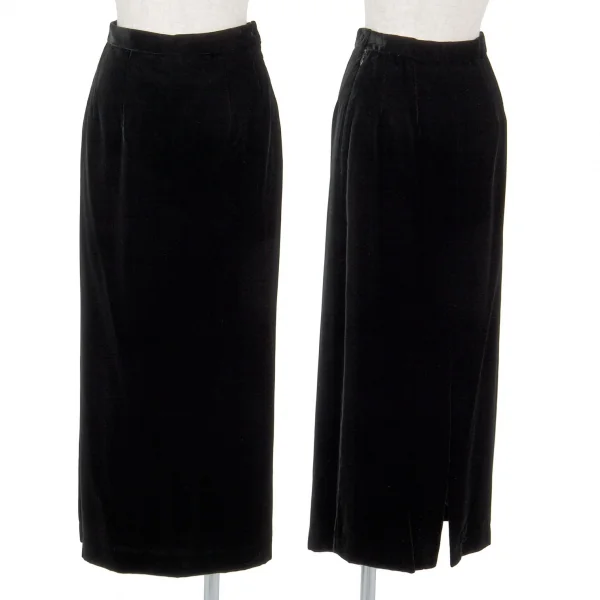 【SALE】コムデギャルソン ノアールCOMME des GARCONS NOIR ベロアバックスリットスカート