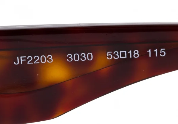 【SALE】ジェイエフレイ J.F.REY JF2203 3030 メガネ眼鏡 デモクリアレンズ エンジ茶53□18 115 M-727_016