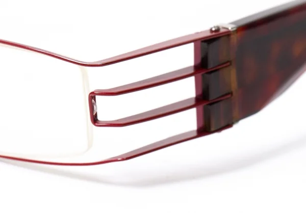 【SALE】ジェイエフレイ J.F.REY JF2203 3030 メガネ眼鏡 デモクリアレンズ エンジ茶53□18 115 M-727_006