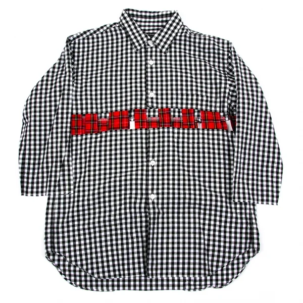 【SALE】コムデギャルソン オムプリュスCOMME des GARCONS HOMME PLUS カッティングチェックシャツ