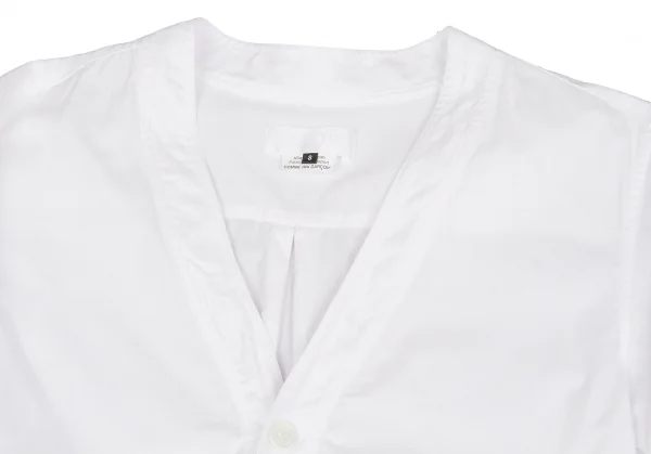 GANRYU Long Cotton No collar Shirt K-46804_002