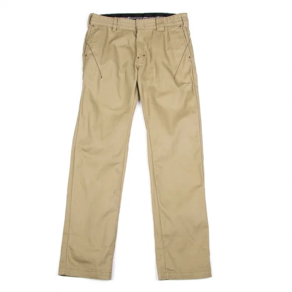 エヌエヌ×ディッキーズn (n)×Dickies コットンポリダーツデザインチノパン