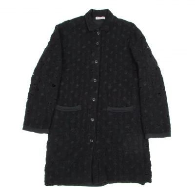 【SALE】ヨウジヤマモト プールオムYohji Yamamoto POUR HOMME クラッシュニットリバーシブルシャツジャケット