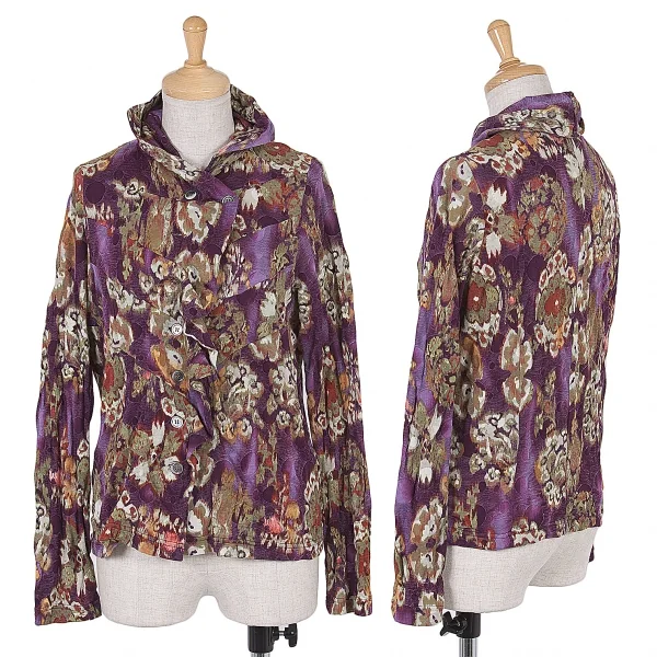 (SALE) INTERLINEAIRE Patterned all over switching top Multi-Color S-M K-47130_001