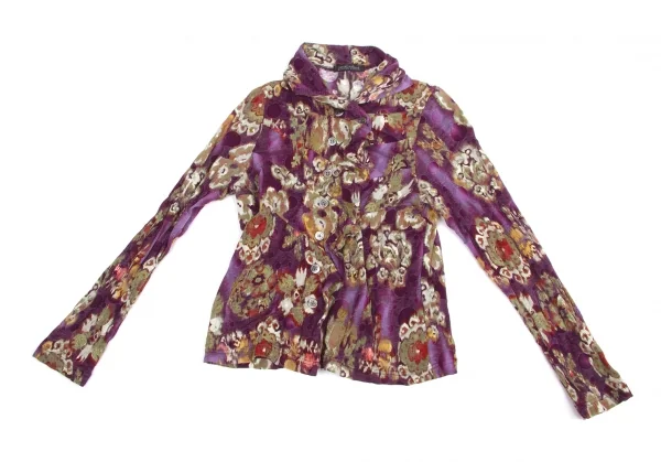 (SALE) INTERLINEAIRE Patterned all over switching top K-47130_002