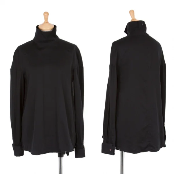 【SALE】ヘルムートラングHELMUT LANG コットンハイネックブラウス