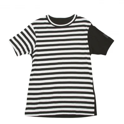 レギュレーション ヨウジヤマモトメンREGULATION Yohji Yamamoto MEN ボーダー切替Tシャツ