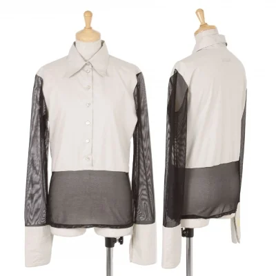 【SALE】ジャンポールゴルチエ クラシックJean Paul GAULTIER CLASSIQUE パワーネット切替プルオーバーシャツ