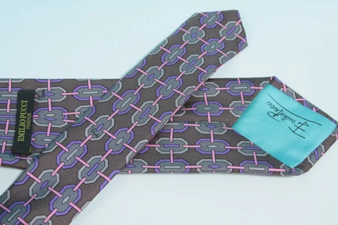Brand new ! Emilio Pucci silk tie K-3434_002