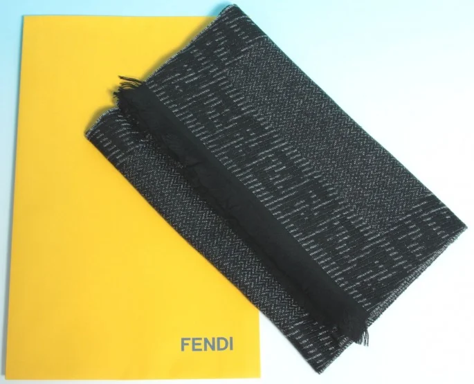 Brand new ! FENDI wool scarf(K-3448) K-3448_005