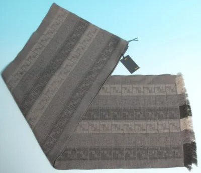 Brand new ! FENDI pecan pattern wool scarf