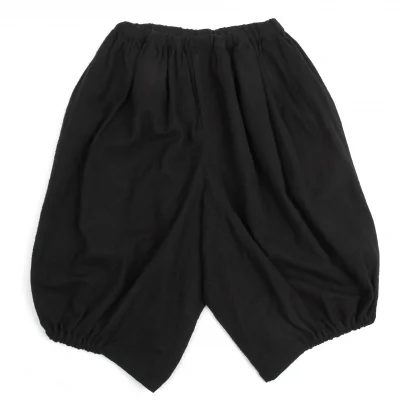 ブラックコムデギャルソンBLACK COMME des GARCONS ウールワイドクロップドイージーパンツ