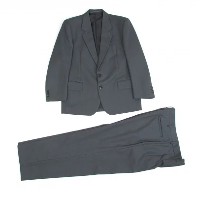コムデギャルソンオムドゥCOMME des GARCONS HOMME DEUX ウール2Bテーラードセットアップスーツ グレー