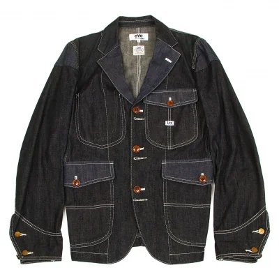 【SALE】アイ ジュンヤワタナベ マン コムデギャルソン×リーeYe JUNYA WATANABE MAN COMME des GARCONS×Lee バイカラーデニムテーラードジャケット
