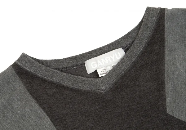 (FINAL PRICE) GANRYU velour Design T-Shirt K-48174_004