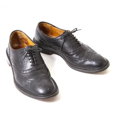 コムデギャルソンオムプリュスCOMME des GARCONS HOMME PLUS レザーウイングチップシューズ