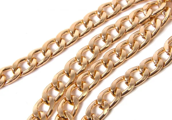 Brand new ! COMME des GARCONS Logo Chain Necklace K-48184_003