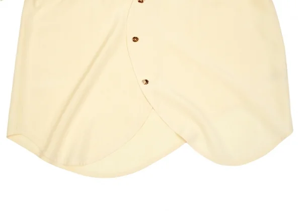 (SALE) JURGEN LEHL Silk deformation no collar shirt K-48283_009