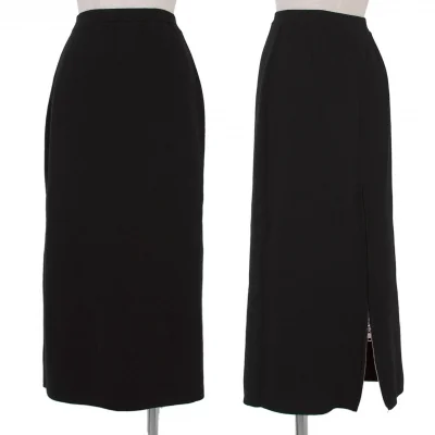 【SALE】ヨウジヤマモト ファムYohji Yamamoto FEMMEウールジップスリットニットスカート